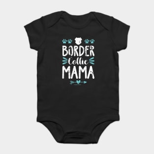 Border Collie Mama Baby Bodysuit